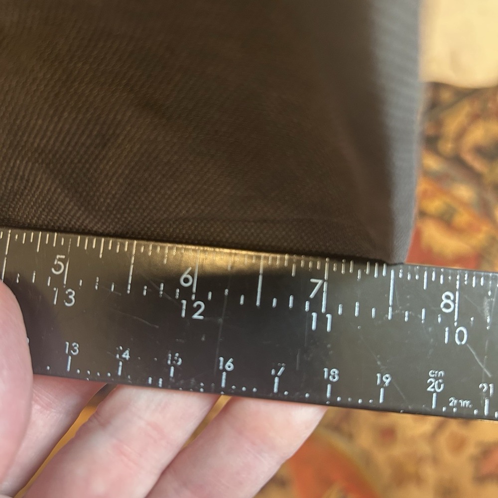 Eileen Fisher Pants Black Size 14 Zip Cotton And Hemp Blend Tapered Pockets EUC - Picture 10 of 12